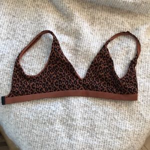 Carly Jean soft leopard bralette